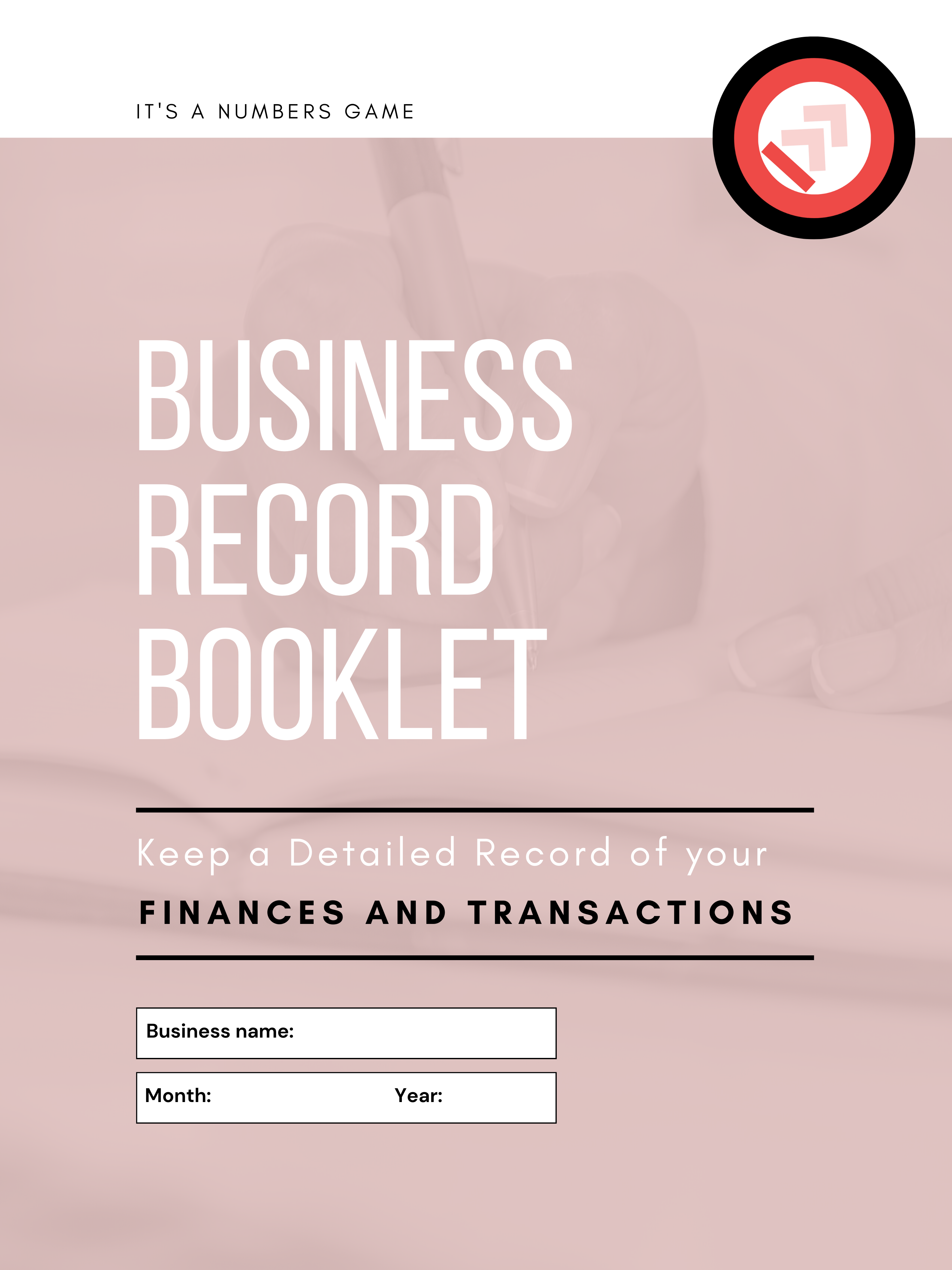 Business Bookkeeping Booklet